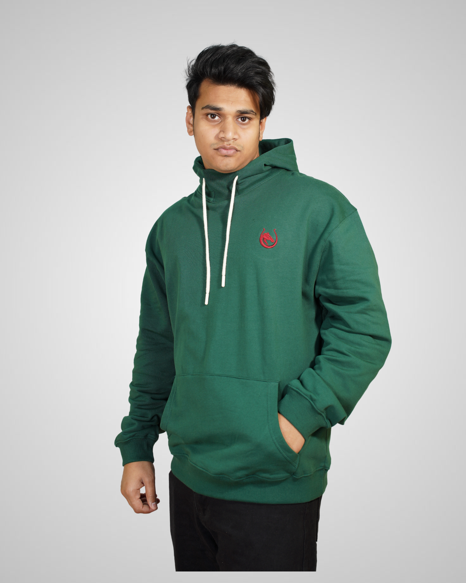 Highneck hoodie