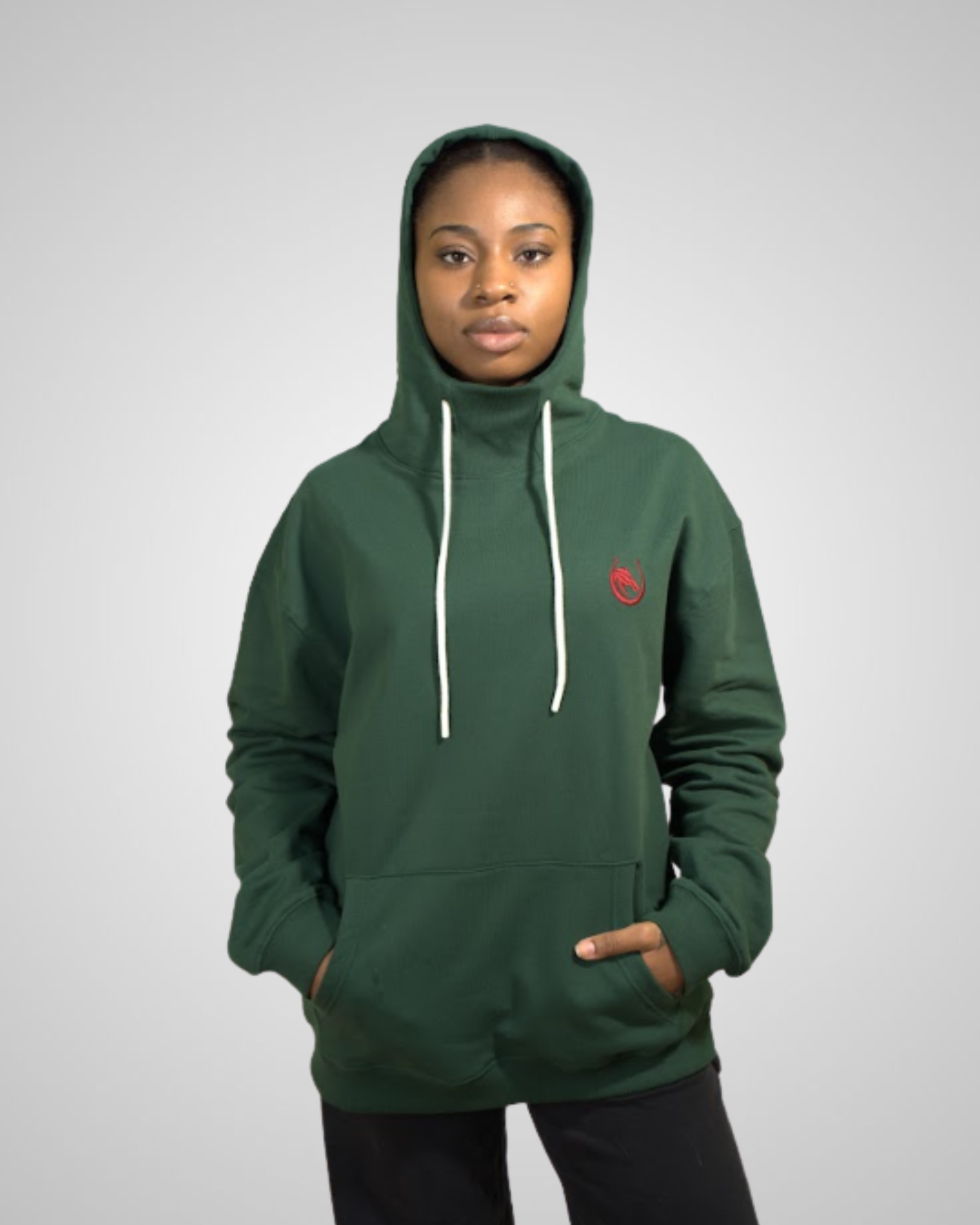Highneck hoodie